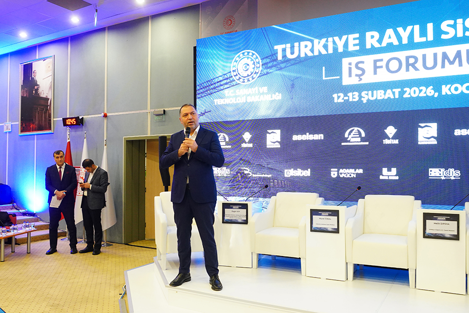 TÜRSİD, TÜRKİYE RAYLI SİSTEMLER İŞ FORUMU’NDA ARTAN TALEBİ VE YERLİ ÜRETİM POTANSİYELİNİ PAYLAŞTI